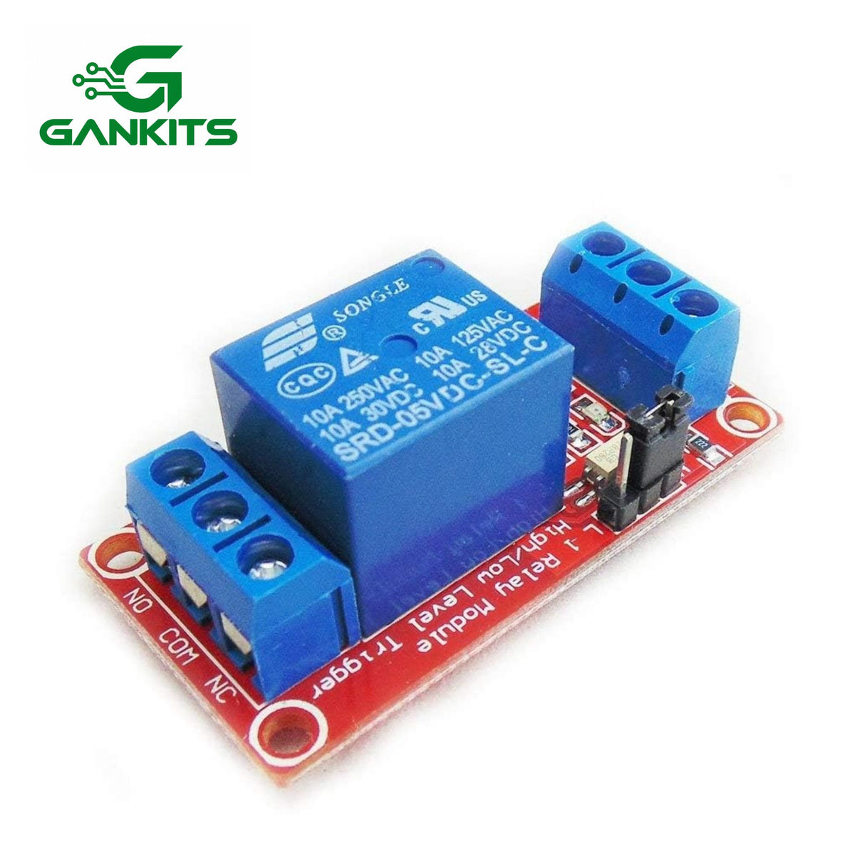 5V 1 Channel Relay Module with Optocoupler Isolation, High/Low Level Trigger Relay Switch Board, 1-Channel 5V Relay Module for Arduino, Raspberry Pi, MCU and DIY Projects