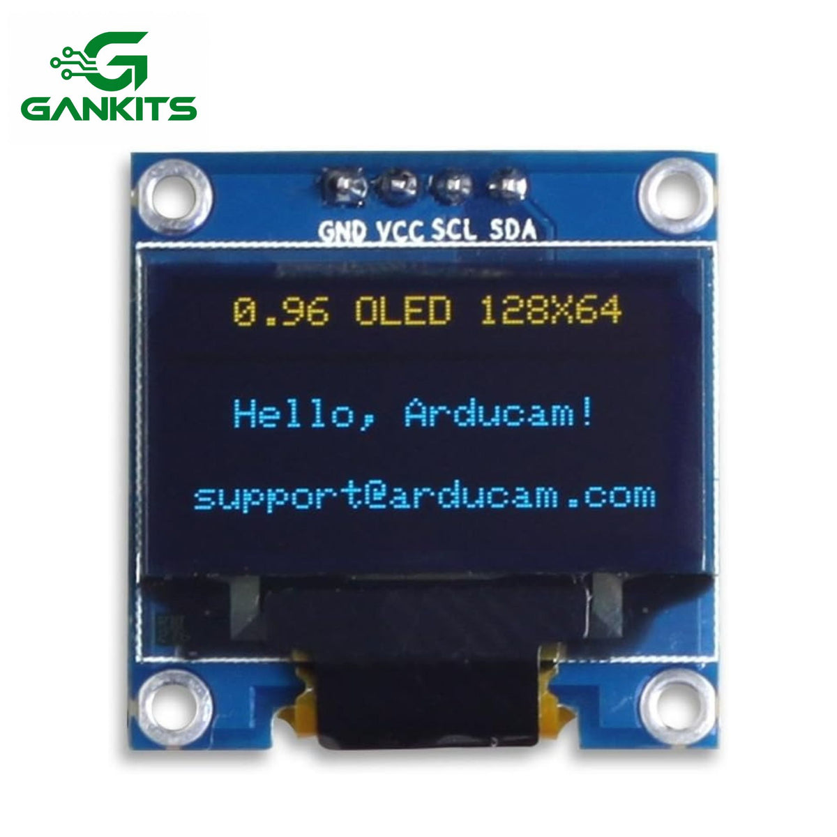 0.96 Inch OLED Module 12864 128x64 Yellow Blue SSD1306 Driver I2C Serial
