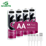 USB-C AA 1.5V Rechargeable Battery